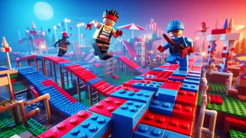 Brick Red vs Blue Deathrun🔥🌊
