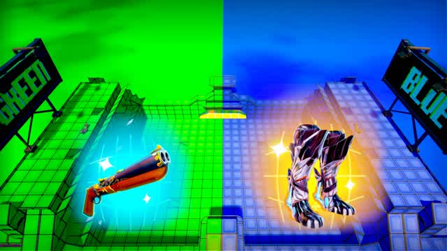 🚀MEGA GREEN VS BLUE⭐