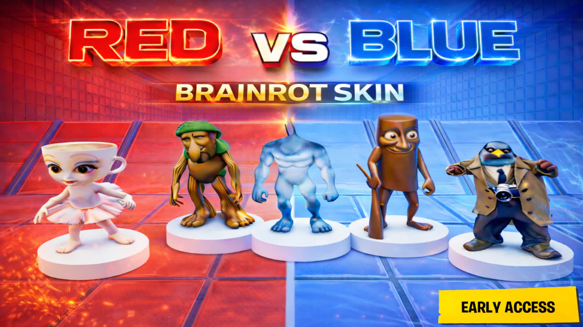BRAINROT SKINS RED VS BLUE 🔴🔵