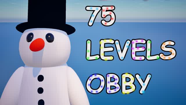 75 LEVEL OBBY PARKOUR🌈(WINTER)