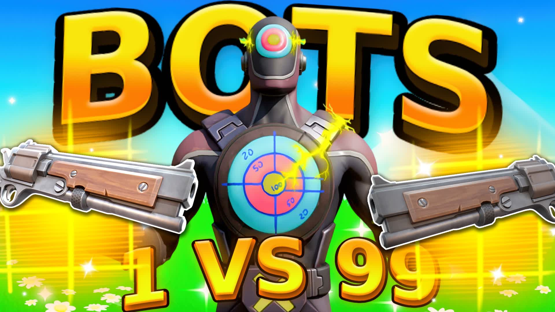 1 VS 99 BOTS GUNGAME