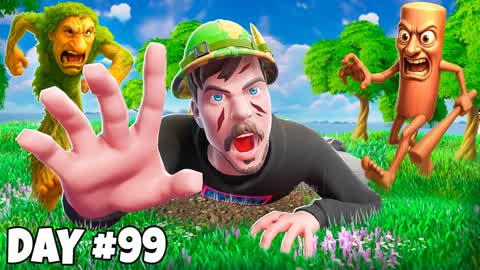 SURVIVE 100 DAYS OF BRAINROT 🧠 ⭕ FPS