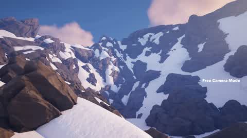 Snowy mountain