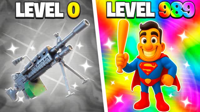 🤪CRAZY CHAOS MEME GUN GAME 🔫 ONE SHOT