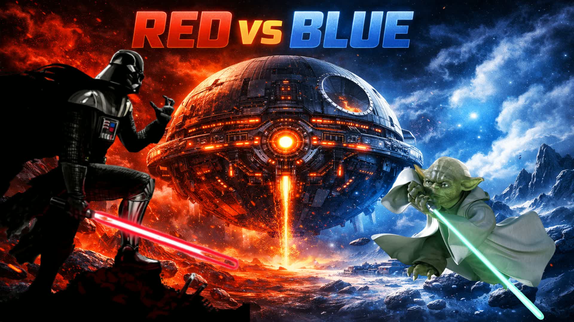 スターウォーズ ヒーロー バトル 赤 対 青