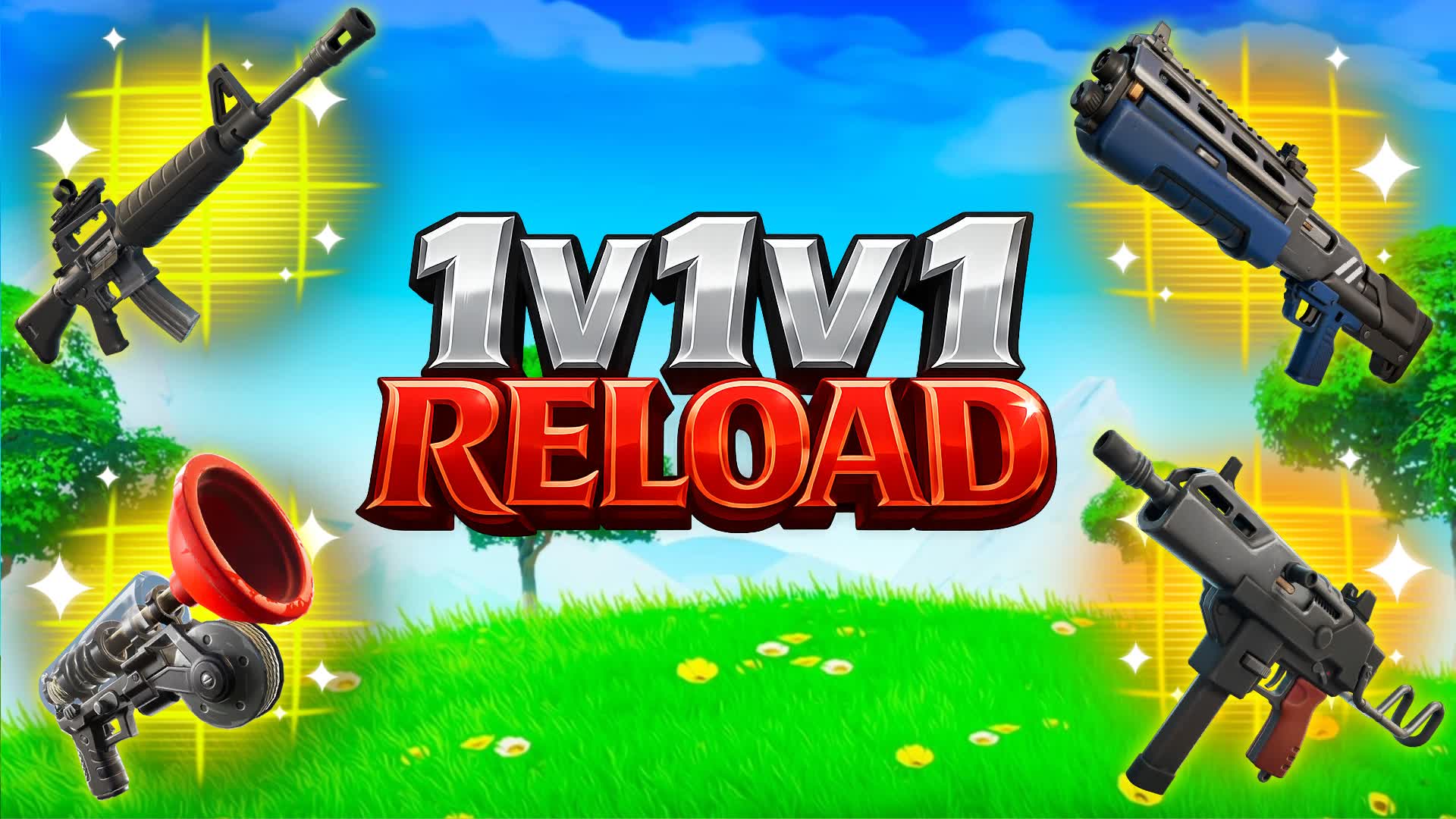 1v1v1 ZONE WARS 1V1 RELOAD BOX FIGHT