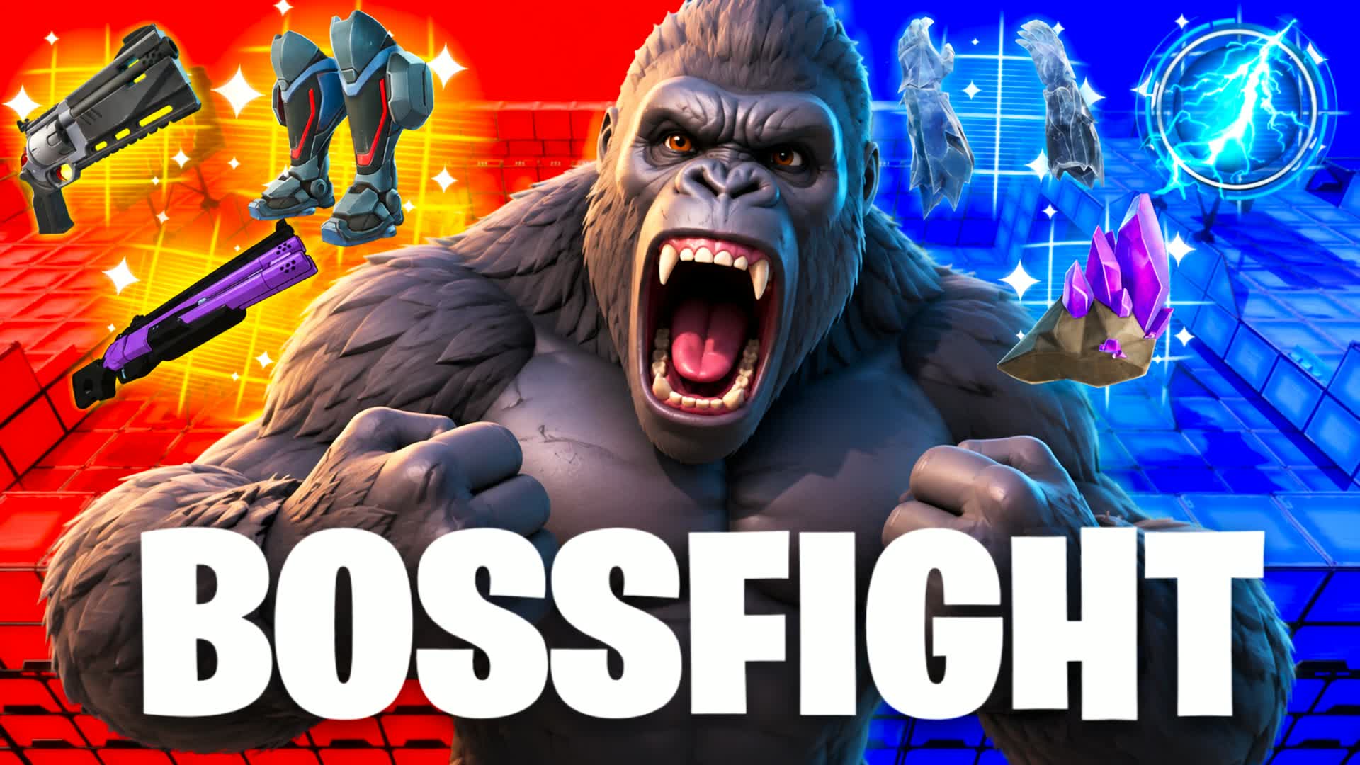 RED VSS BLUE STAR WARS KONG BOSSFIGHT
