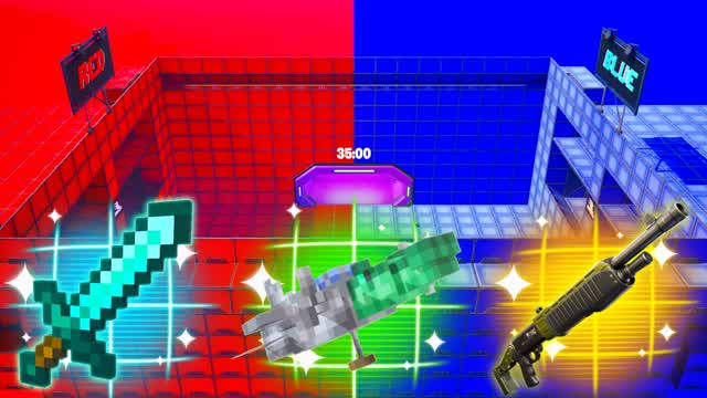 CHAOS🔴RED VS BLUE🔵SUPER BUILD FIGHTS🏆