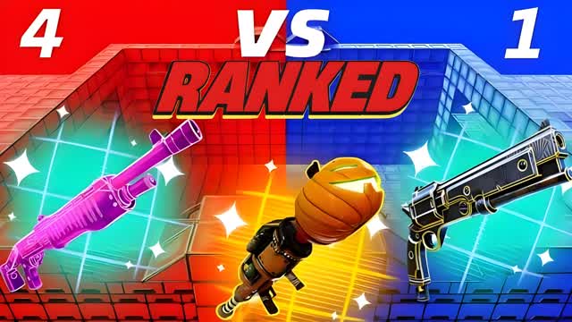 RED VS BLUE 4V1 [RANKED]