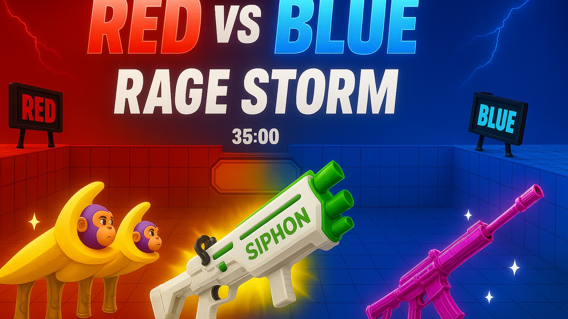 red vs Blue RAGE STORM