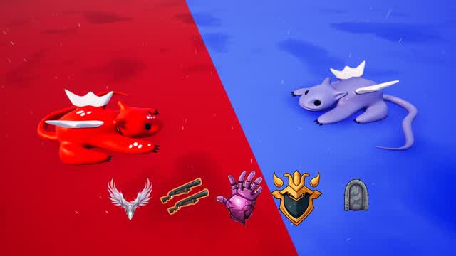 RED VS BLUE DRAGONS