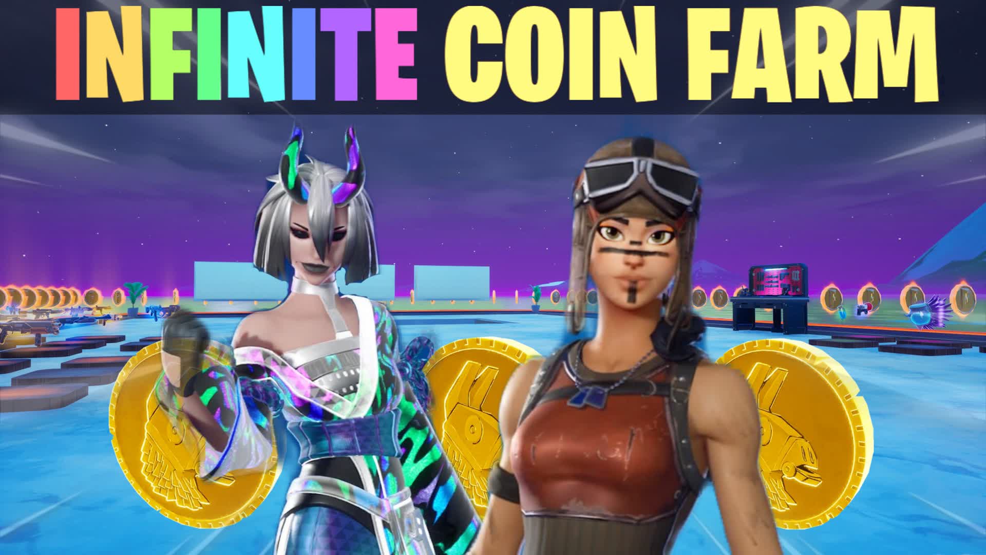 INFINITE FARM SLIDE 🤩 1V1 BUILD FIGHT