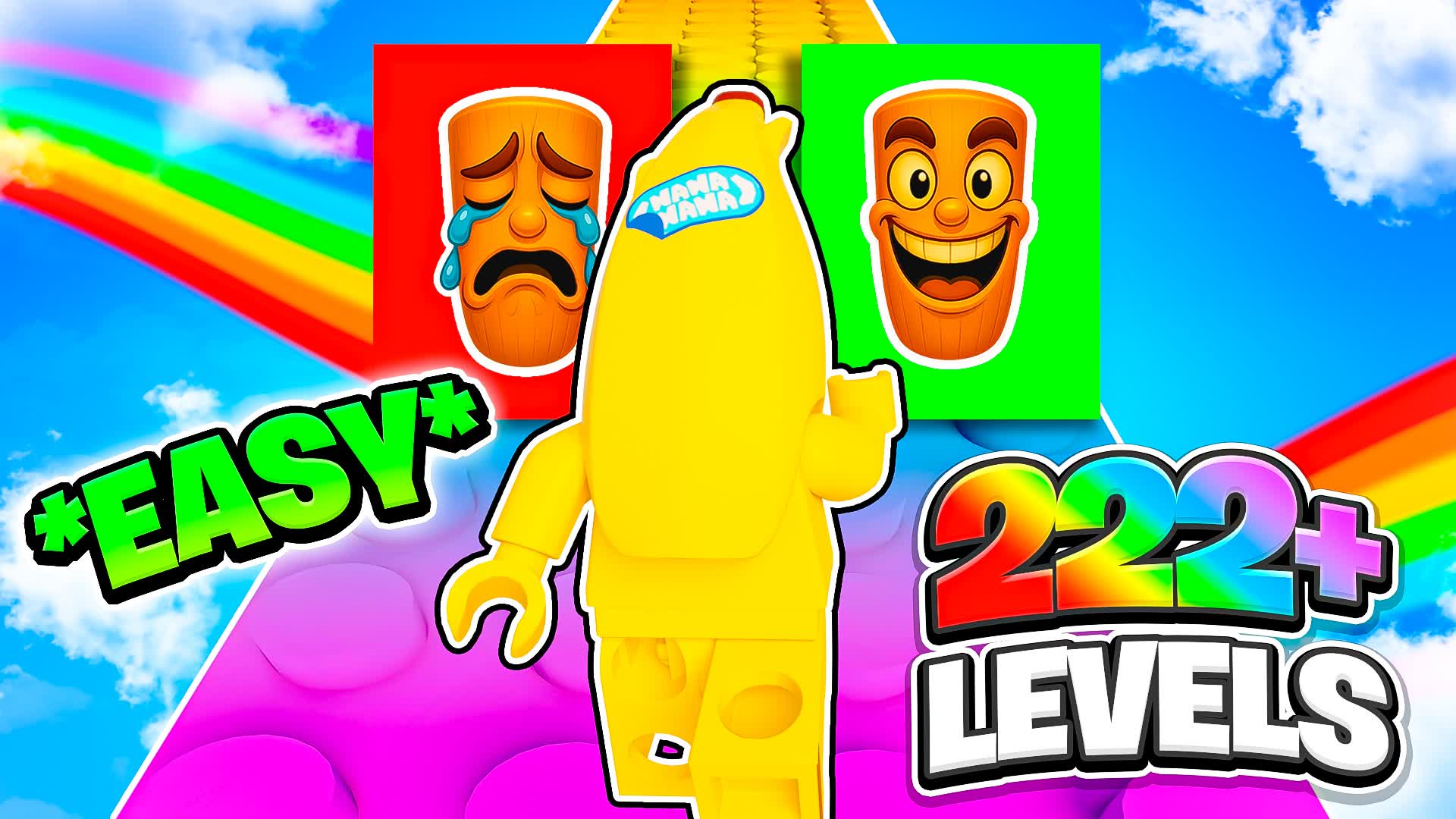 🌈EASY OBBY PARKOUR - BRICK 222+🌈
