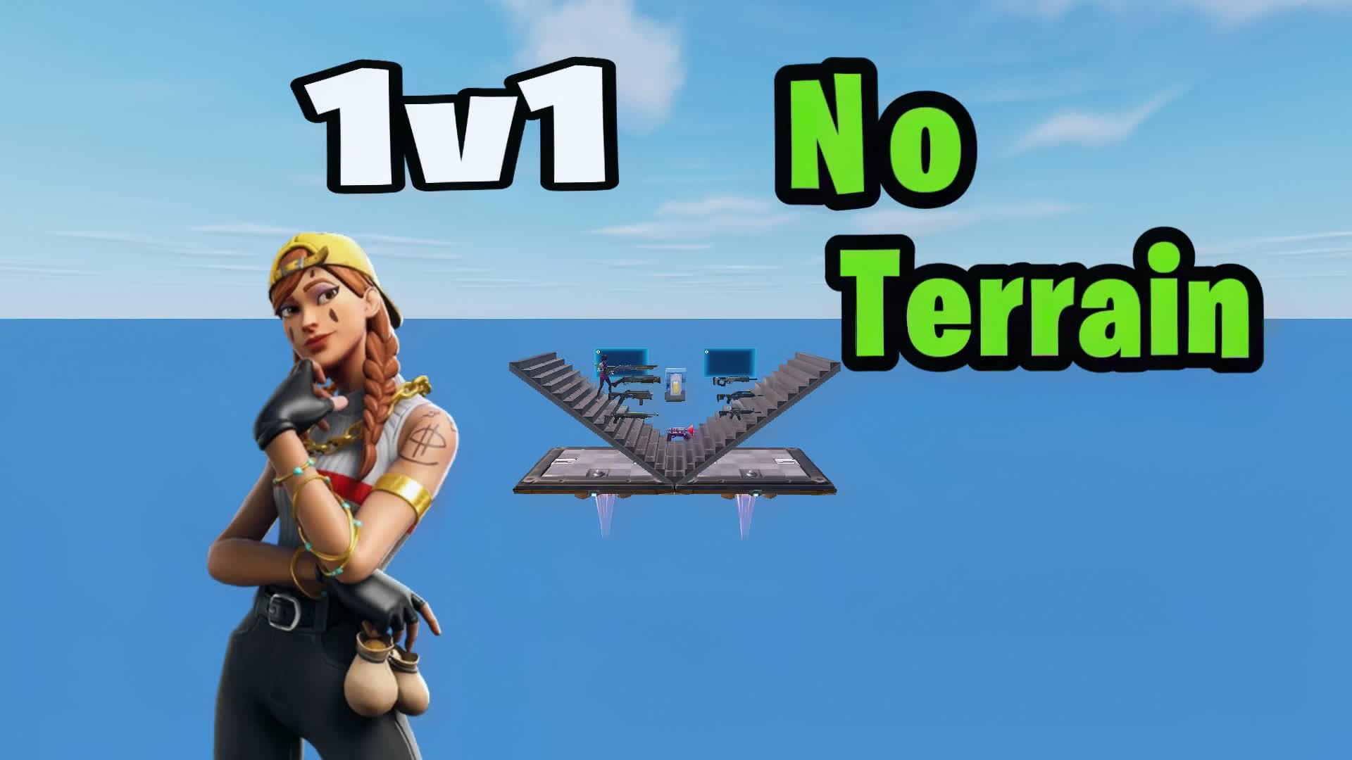 1v1 No Terrain 🌊☘️