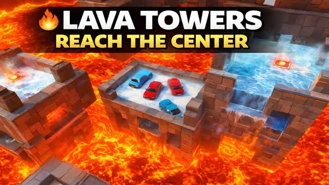 🔥 LAVA TOWERS – Reach the Center 🔥
