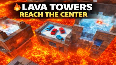 🔥 LAVA TOWERS – Reach the Center 🔥