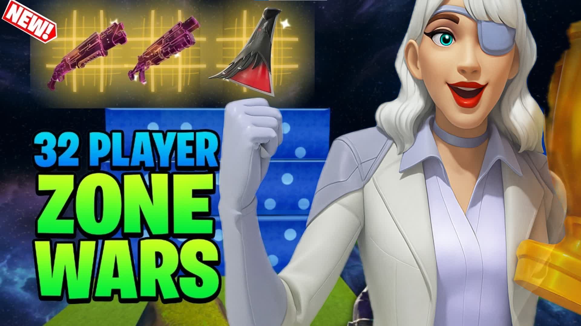 🔥 SOLO  🔥 CUP ZONE WARS (32 Players)