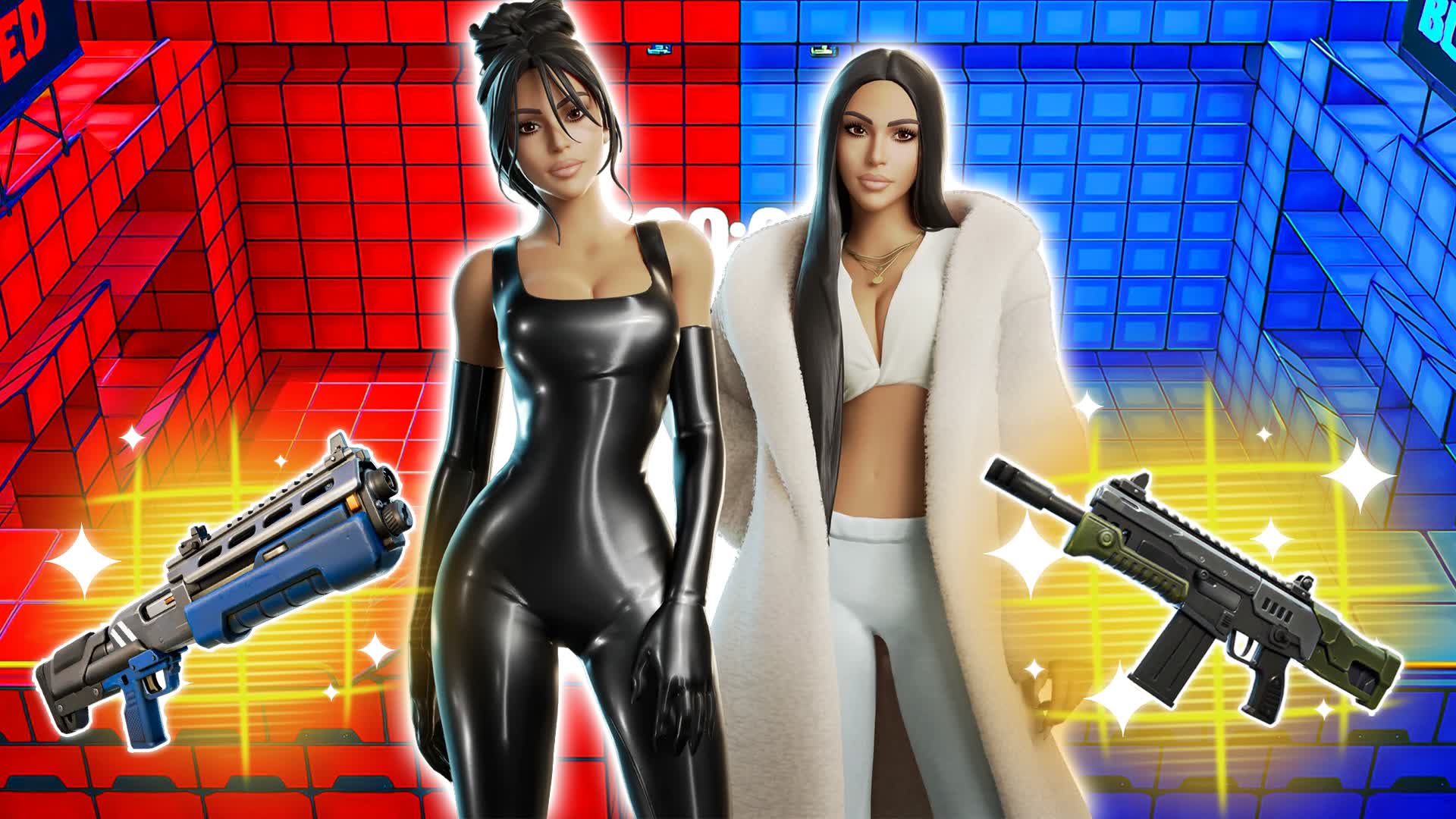 1v1v1 RED VS BLUE🔴🔵 1v1 FREE FOR ALL ⭐