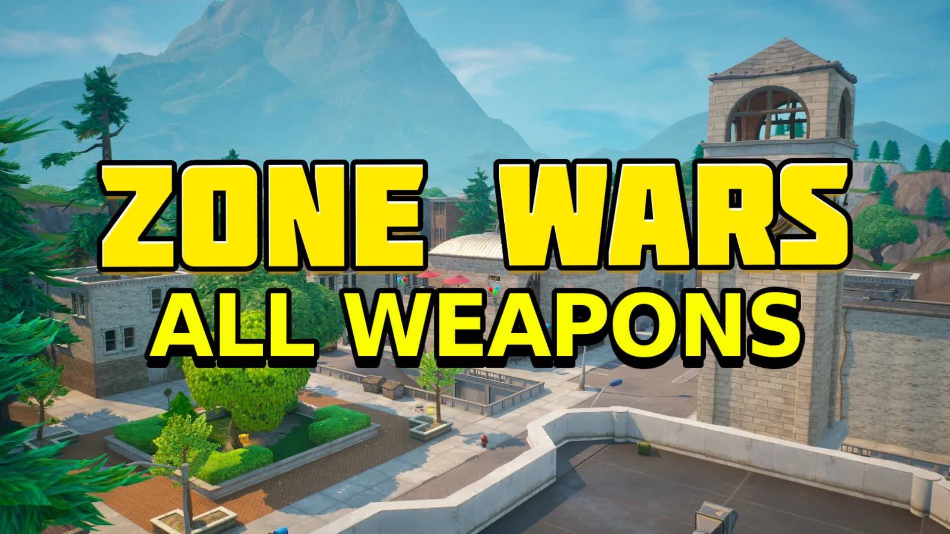 Tilted Towers Zone Wars - All Weapons