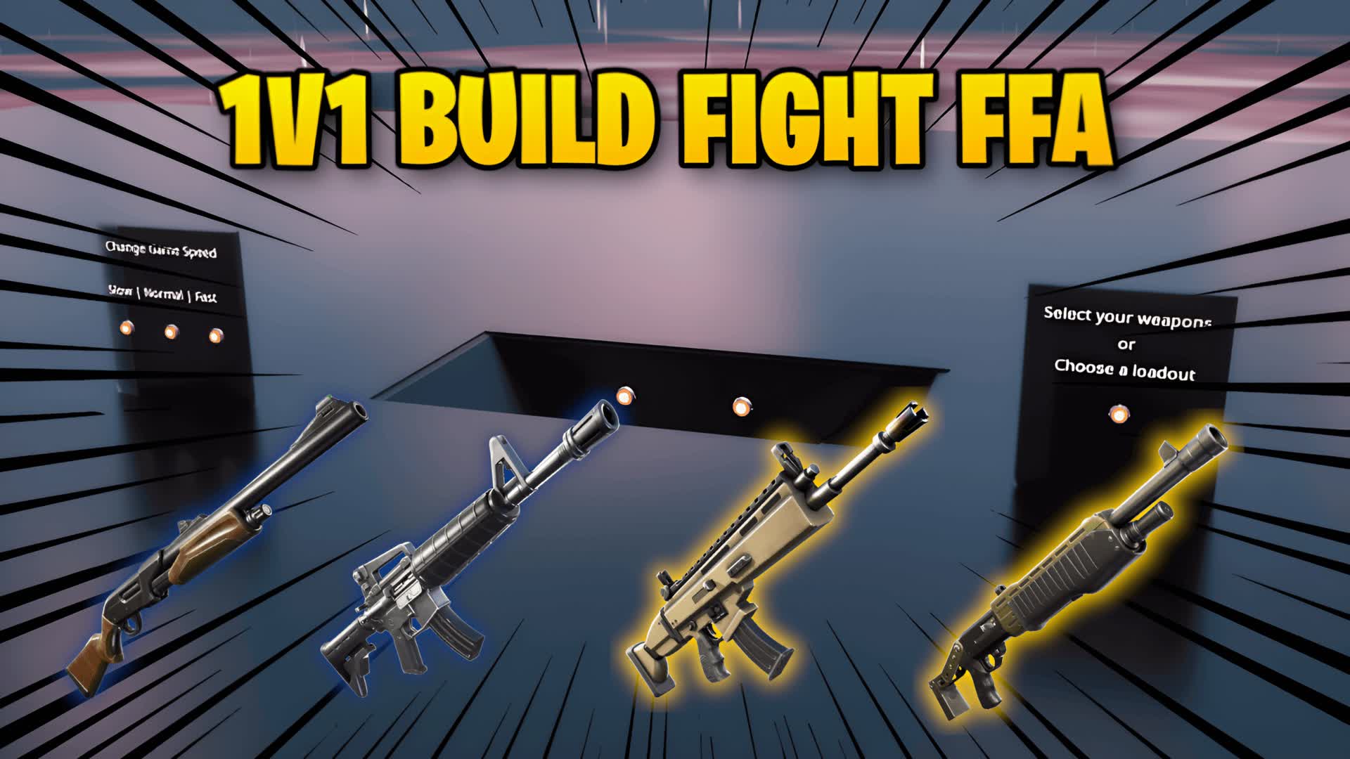 1V1 BUILD FIGHT FFA 323802750080 by guanyu Fortnite Creative Map