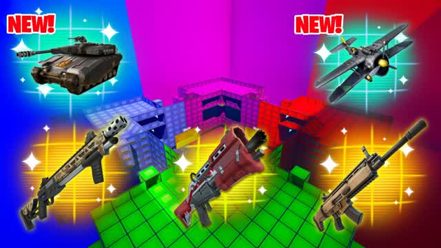 CRAZY RED VS BLUE VS GREEN VS PURPLE 🤣