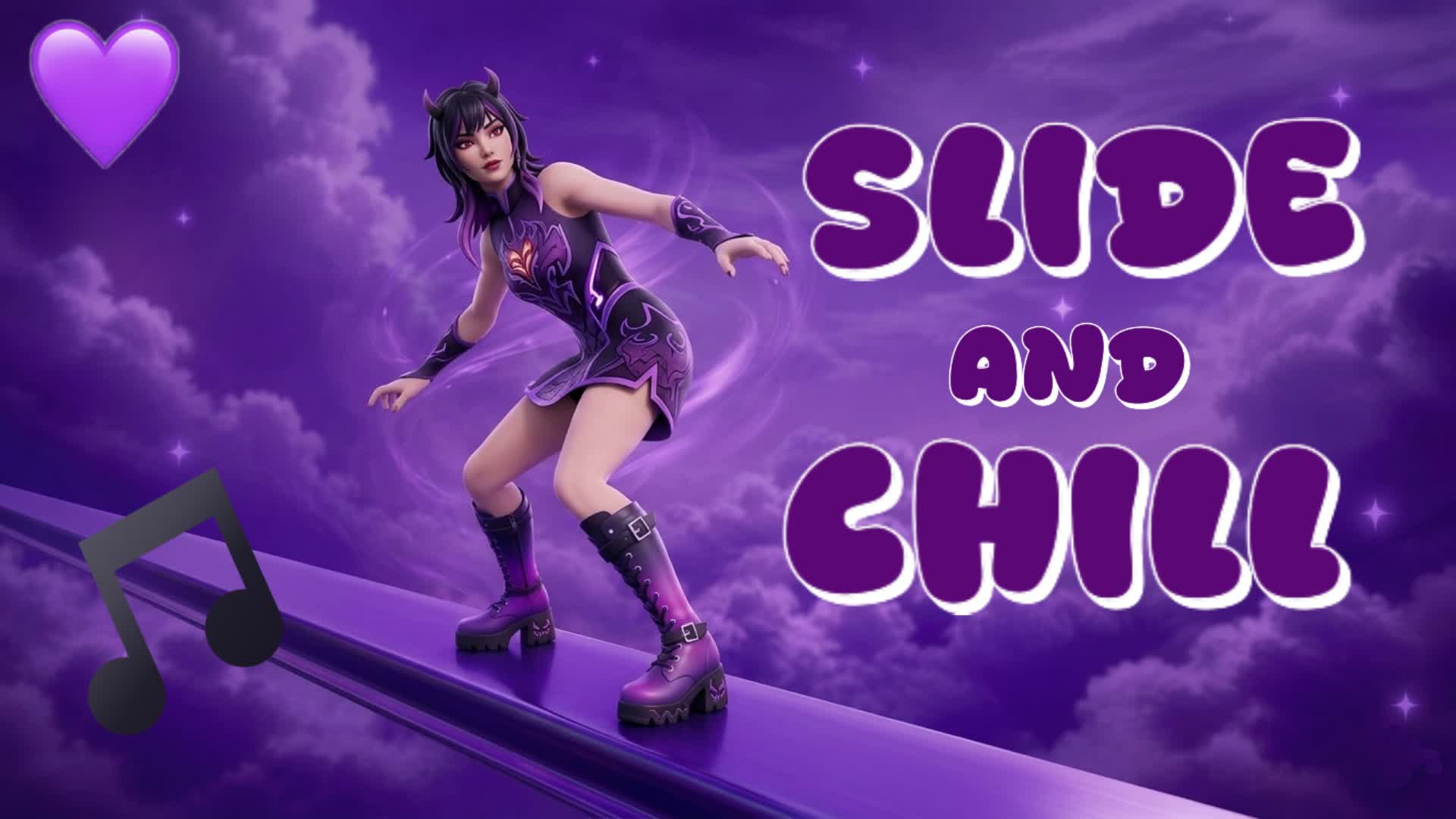 SLIDE AND CHILL PURPLE 🎵💜