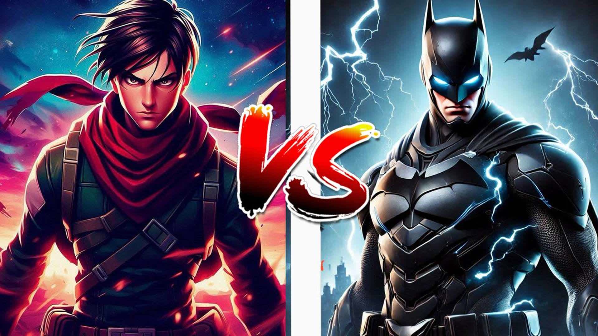 🔴EREN's VS BATMAN's🔵