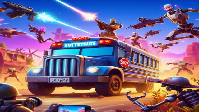 Capture 1 – Battle Bus Aim Practice!!!