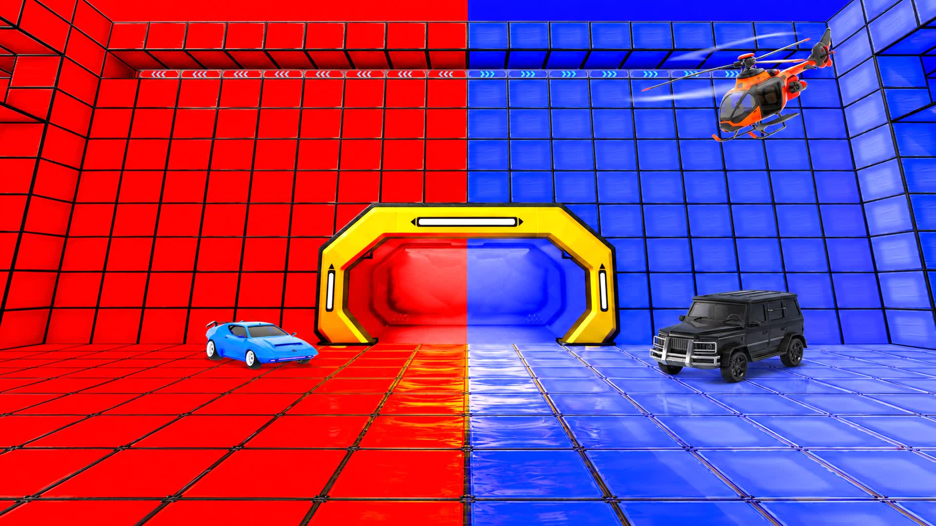 MEGA RED VS BLUE