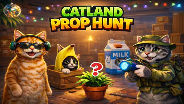 Cat Land Prop Hunt!🐈