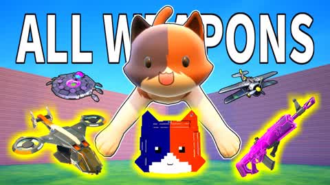 ALL WEAPONS キットの乱戦場＆新武器、建築、乗り物練習マップ