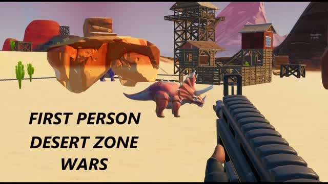 First Person Desert Canyon Zone Wars FFA