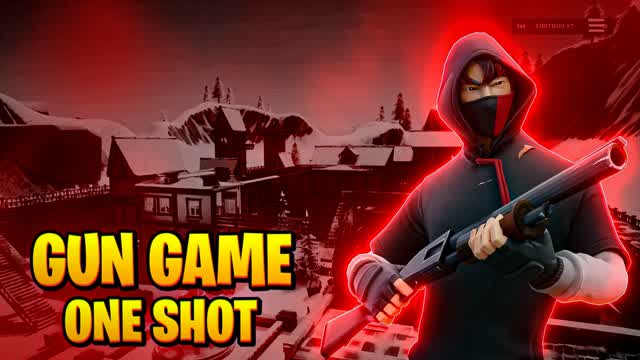 đ«GUN GAME ONE SHOT FORTDUO GAMEPLAY đź