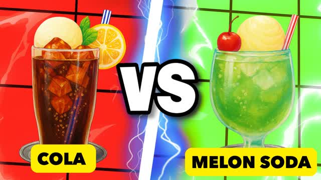 COLA FLOAT VS SODA FLOAT