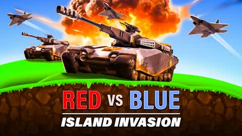 Red vs Blue Island Invasion