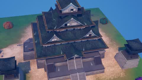 建築なしの刀でたのしむバトルロイヤル（小さなマップです！　最大24人プレイ！）