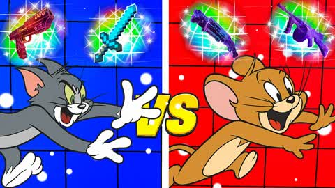 🐈TOM VS JERRY 🐭 RED VS BLUE 🔴🔵