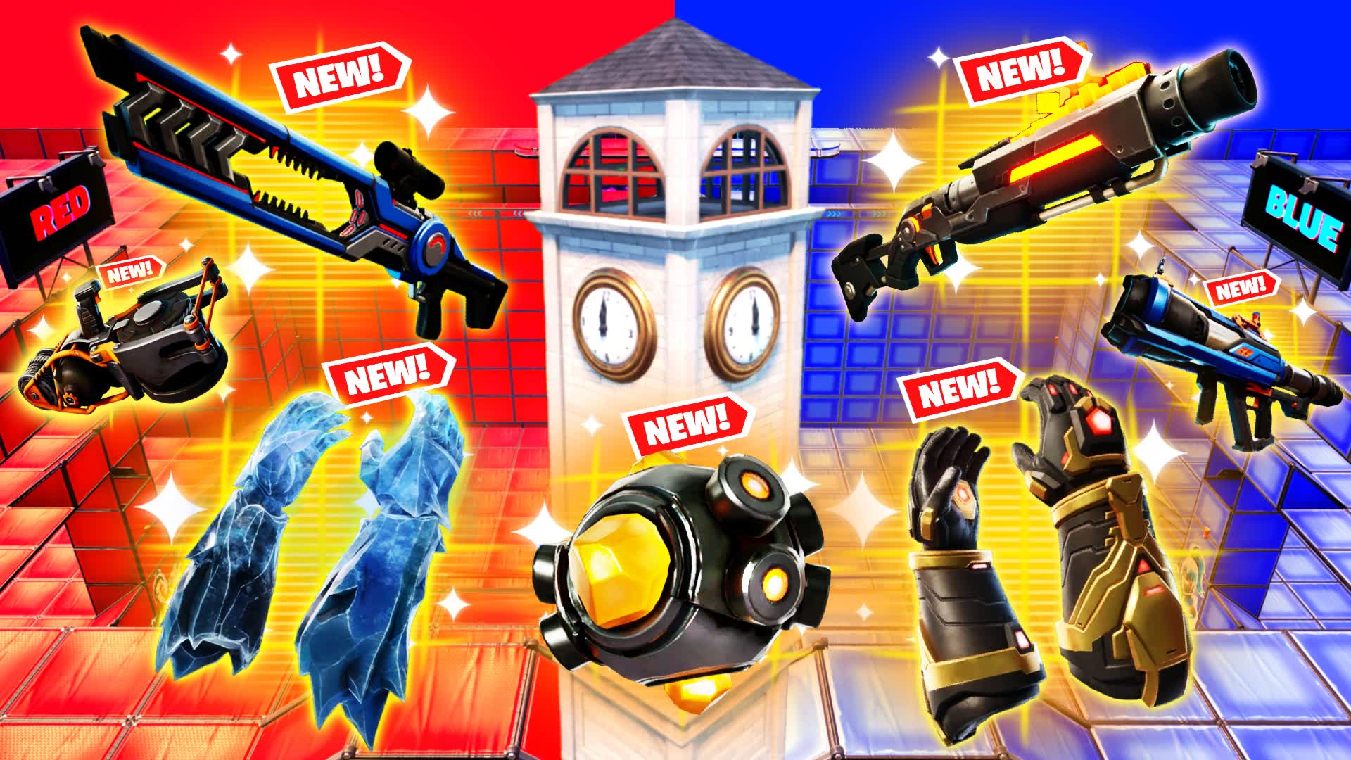 ティルテッド・タワー レッド vs ブルー 🔴🔵