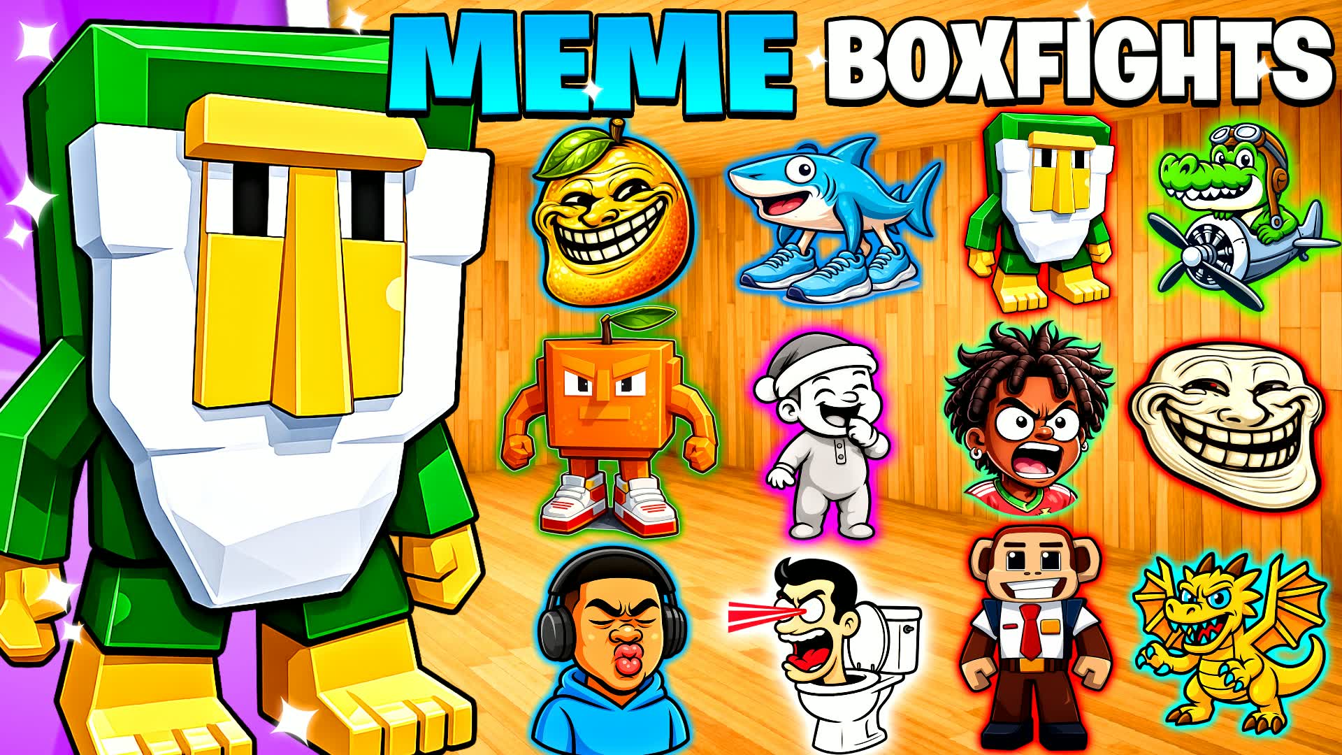 🧠 MEMEボックスファイト 🎭⭐🎵👚ファッションショー