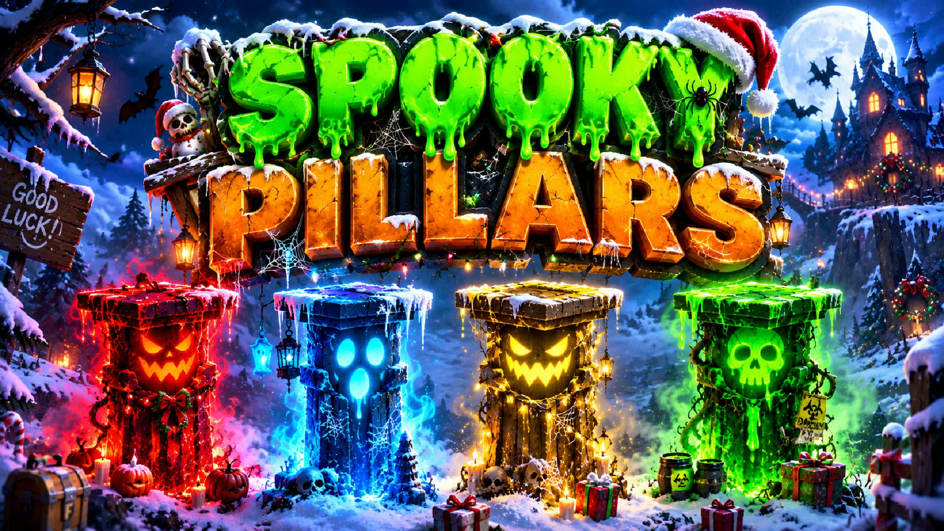 SPOOKY PILLARS PILLERS PILARS PILERS