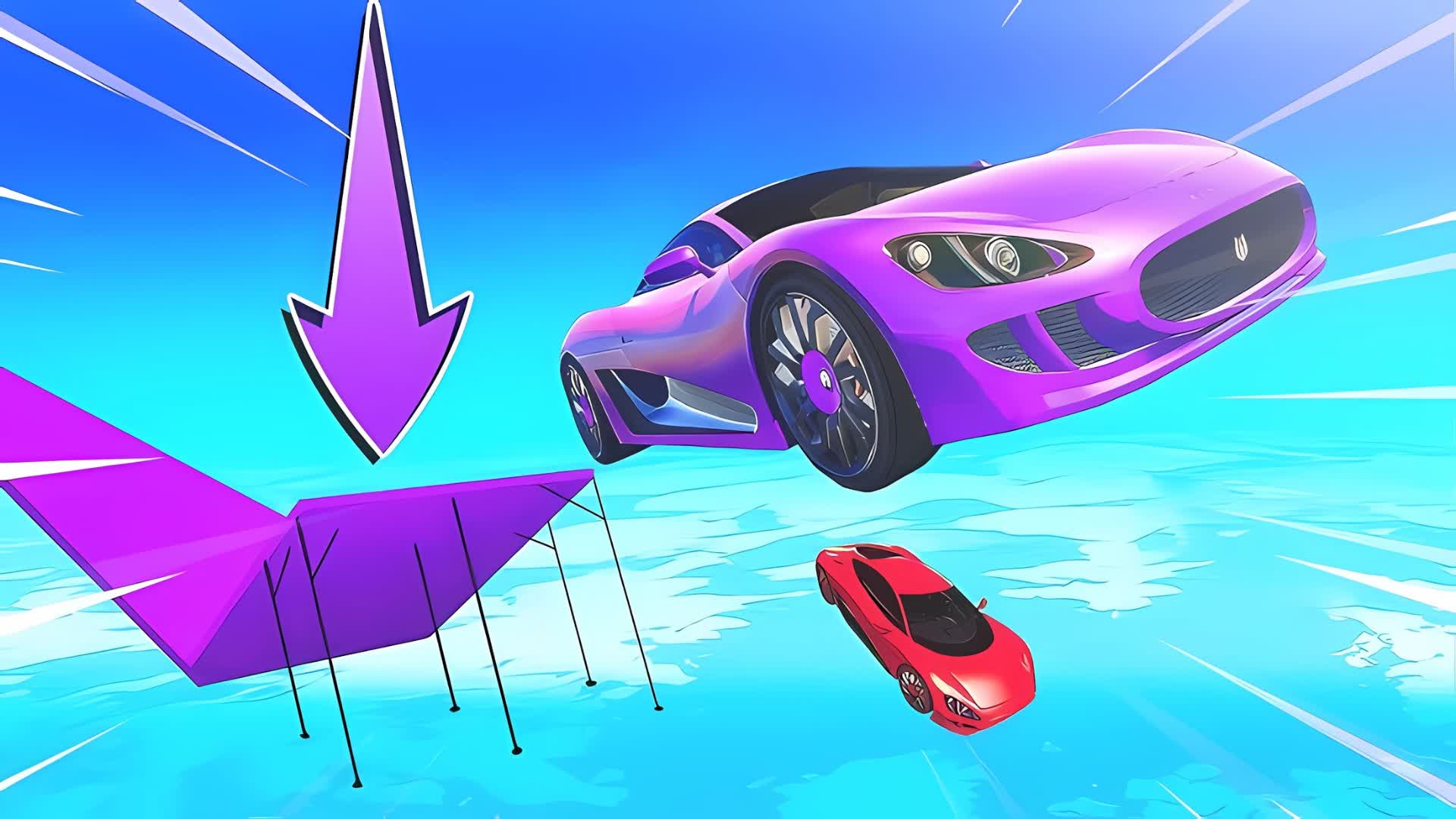 GTA V CARS JUMP TIK TOK MAP 9238-0199-4498 by hamaaaa - Fortnite