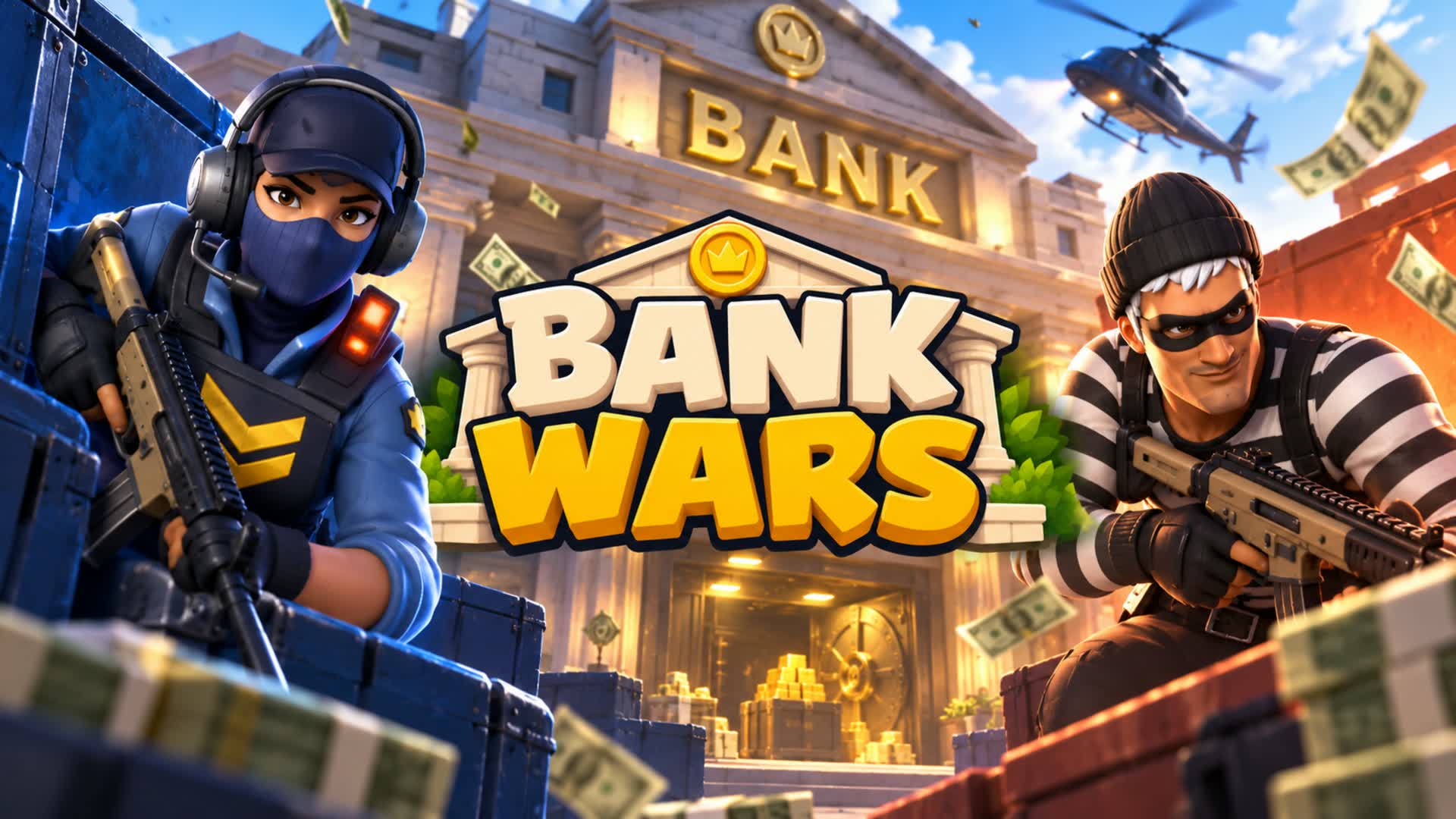BANK WARS 💰 - Fortnite island 1694-3376-9362 by TheLenzi