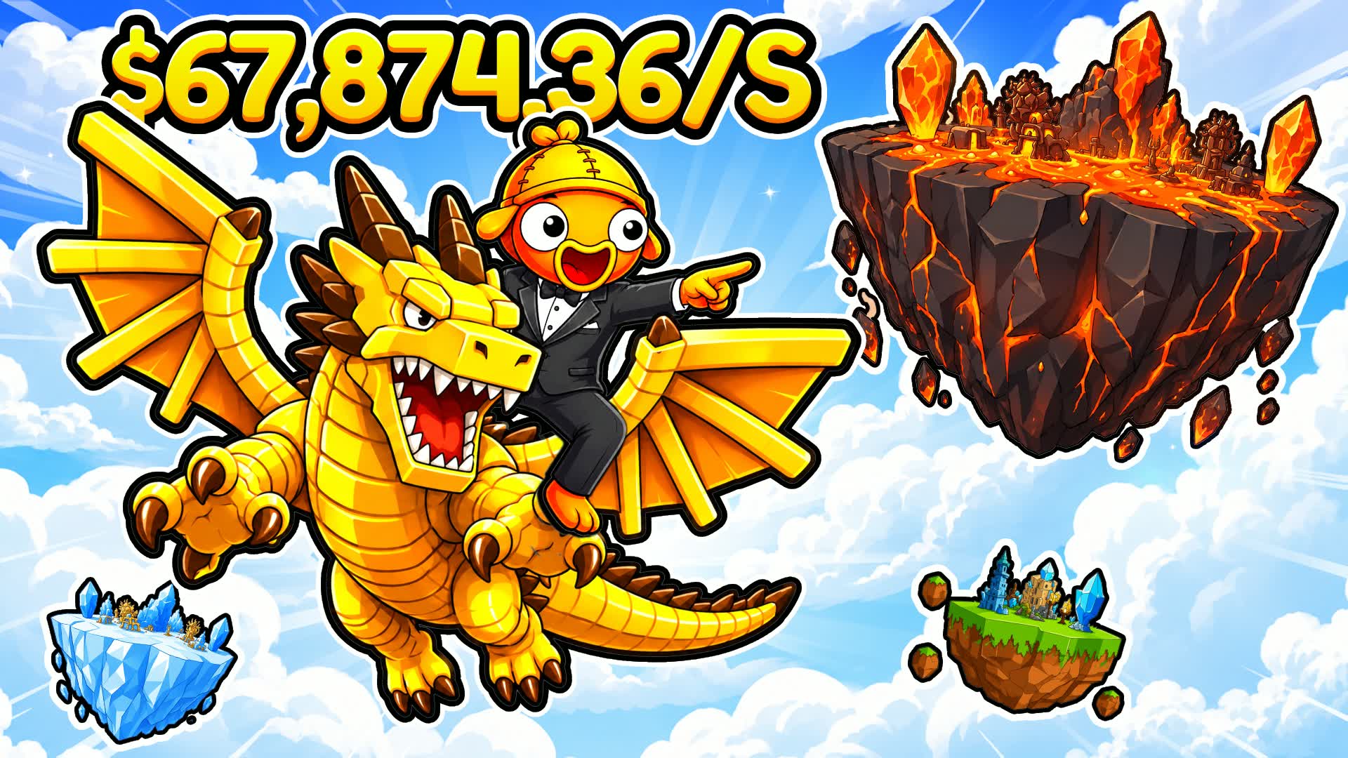 FLY FOR BRAINROTS [ISLANDS TYCOON]