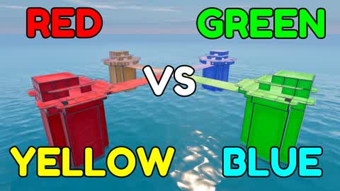 RED VS GREEN VS YELLOW VS BLUE
