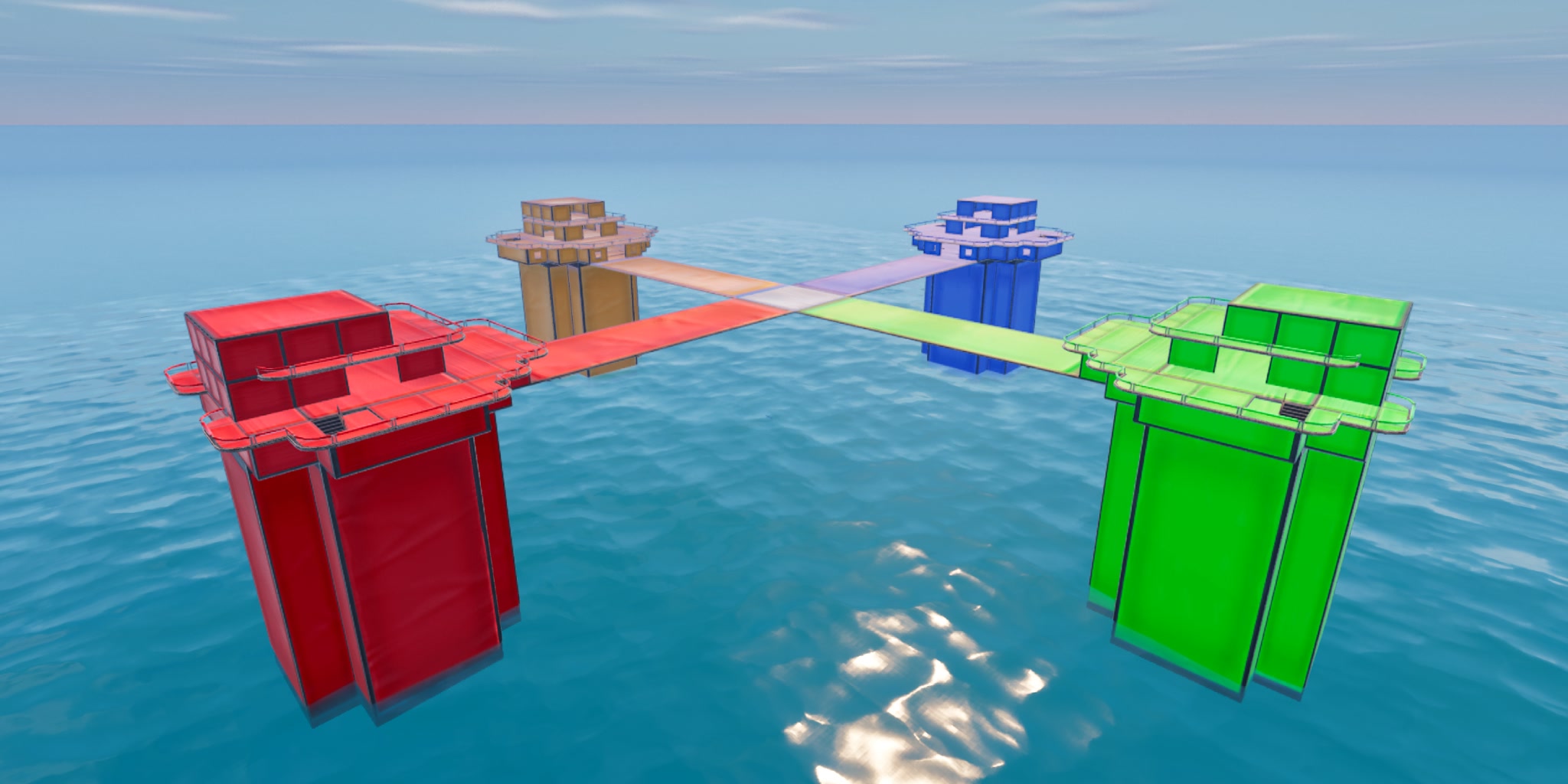 RED VS GREEN VS YELLOW VS BLUE
