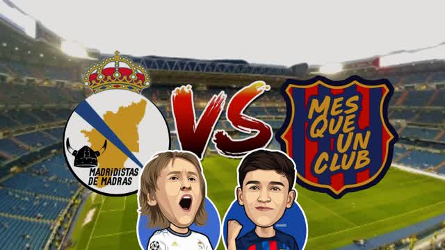 ⚪REAL MADRID VS🔴 FC BARCELONA