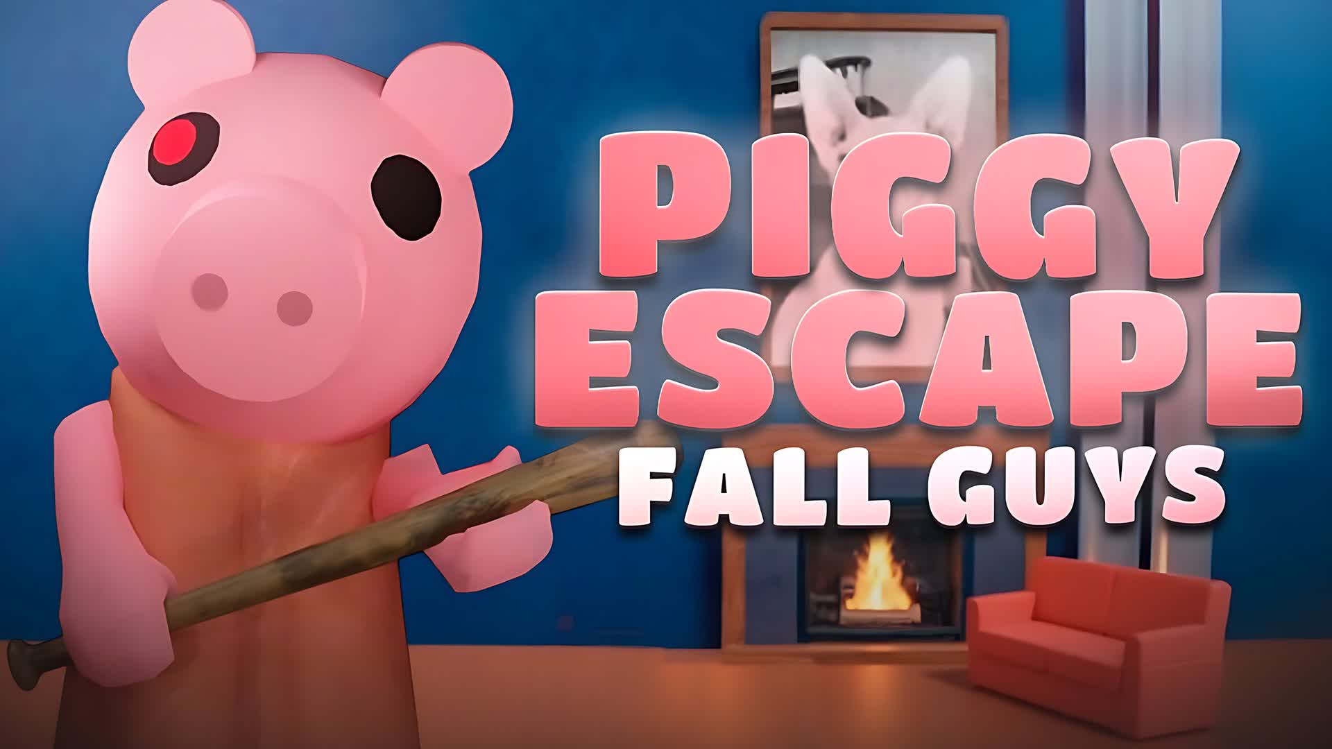 ESCAPE FROM PIGGY FALL GUYS