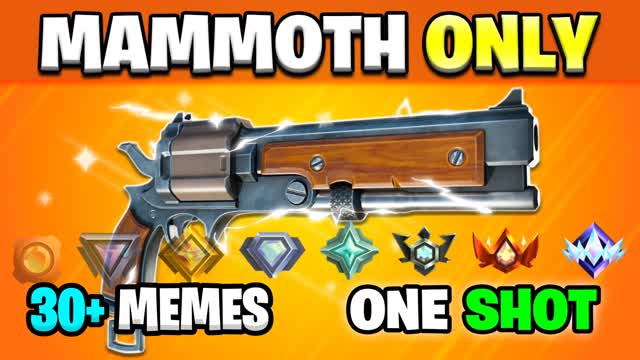 MAMMOTH PISTOL ONLY 🎯 ONE SHOT 🔫