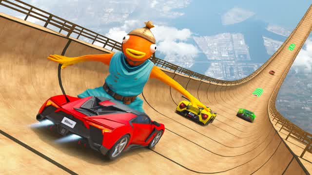 Mega Ramp Obstacle Race