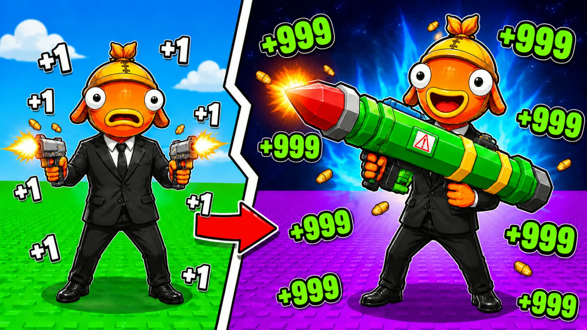 +1 Ammo Per Click — Fortnite Creative Insel